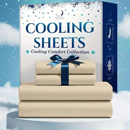 Cooling Queen Size Sheet Set,  Breathable And Comfortable