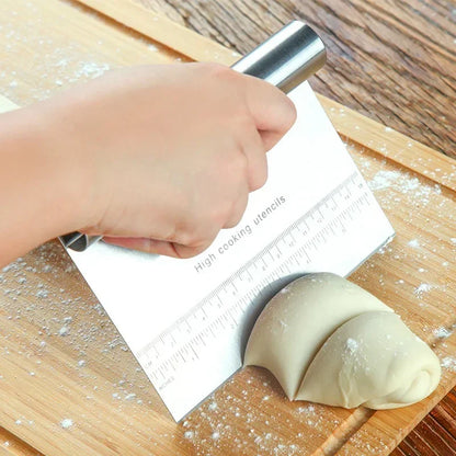 Stainless Steel Pastry Spatulas Cutter, Dough Scraper