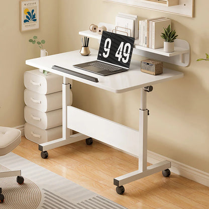 Small Standing Adjustable Mobile Desk With Wheels