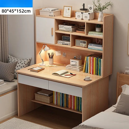Computer Desk Bookcase  Study desk and chair