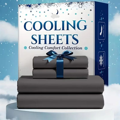 Cooling Queen Size Sheet Set,  Breathable And Comfortable