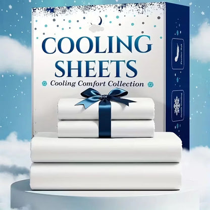 Cooling Queen Size Sheet Set,  Breathable And Comfortable