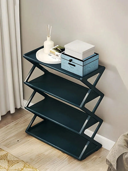 4-Tier Folding Shoe Rack | Space-Saving Storage Solution