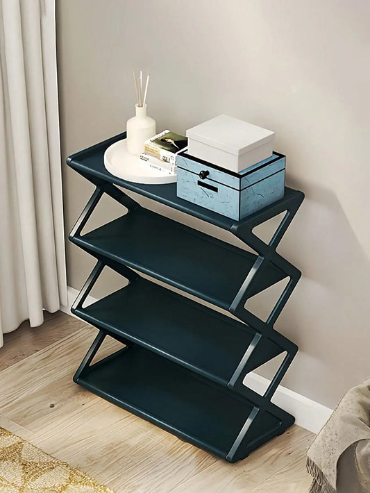 4-Tier Folding Shoe Rack | Space-Saving Storage Solution