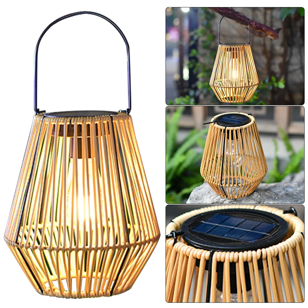 Outdoor Solar Lantern IP65 Waterproof with Handle