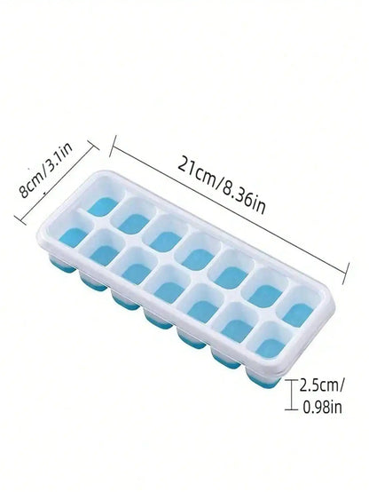 1/2/4pcs Silicone Ice Cube Trays, Easy Release & Flexible