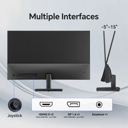 KTC 27 Inch Computer Monitor - QHD Display