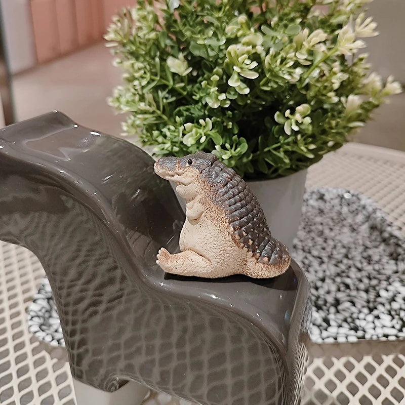 1PC Boutique Tea Pet Small Crocodile Tea Pet