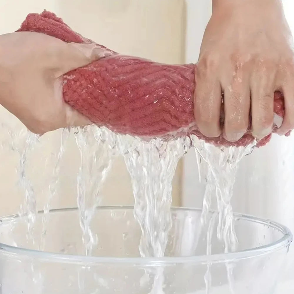5pcs Soft Towel Set, Absorbent Quick-Drying,