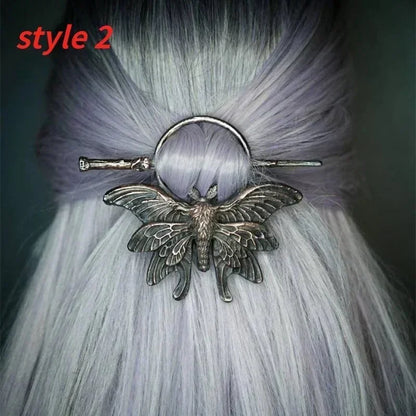 Vintage Metal Chopsticks Nordic Style Headdress Hair Sticks