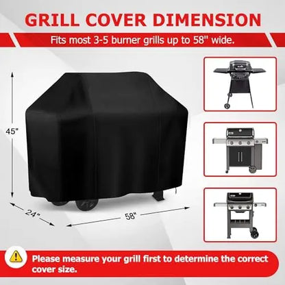 BBQ Grill Cover for Weber, Char-Broil, Waterproof,