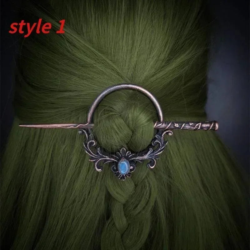 Vintage Metal Chopsticks Nordic Style Headdress Hair Sticks