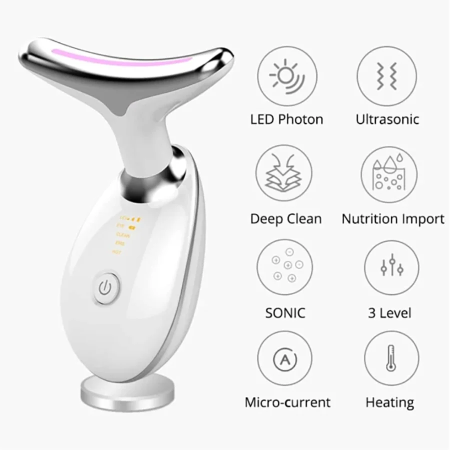 EMS Neck & Face Lifting Massager — Tighten & Firm at Home