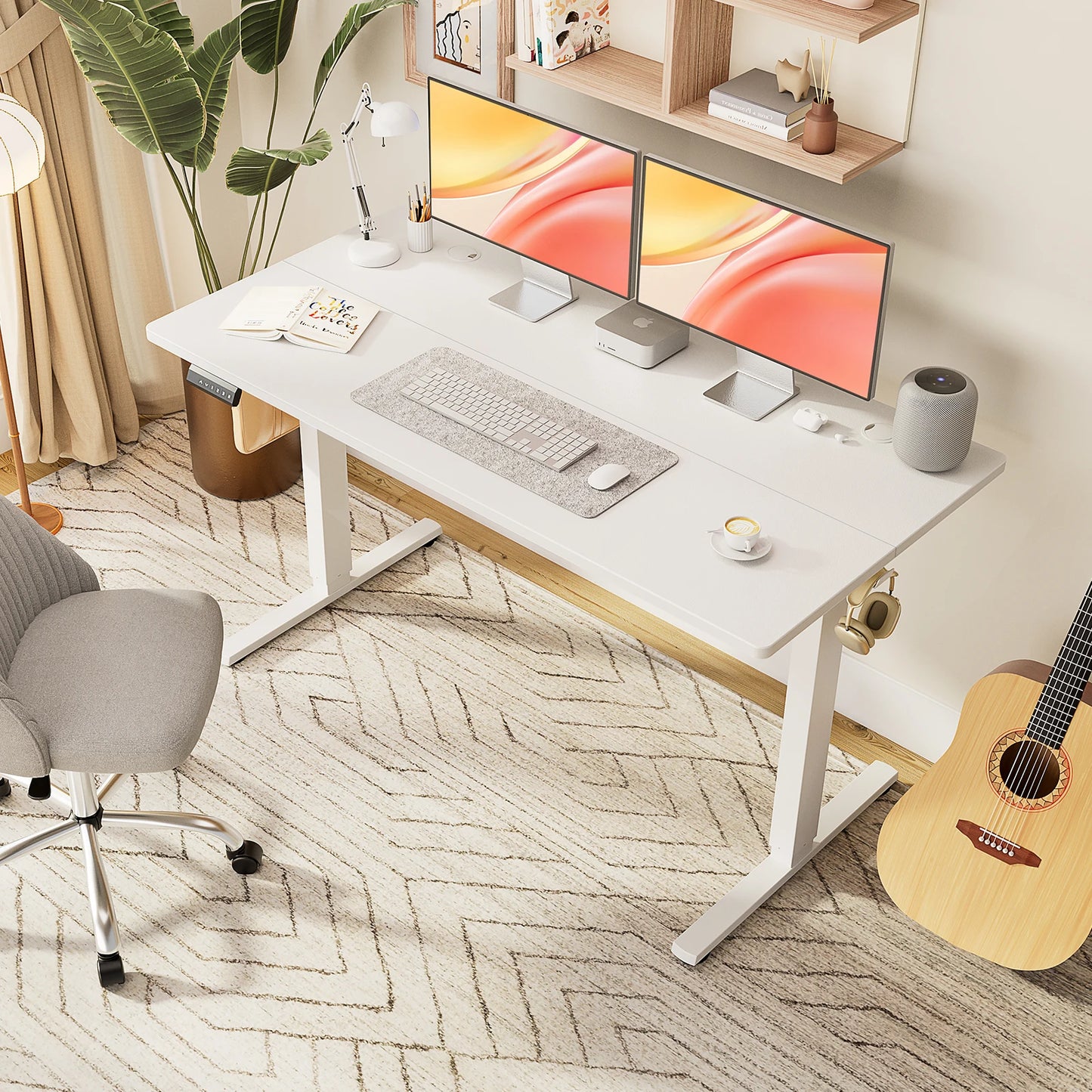 Electric Standing Desk  Adjustable  Computer Desk