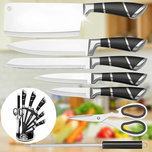 Stainless Steel Kitchen Knife Set Sharp Non-Stick Chef Knives