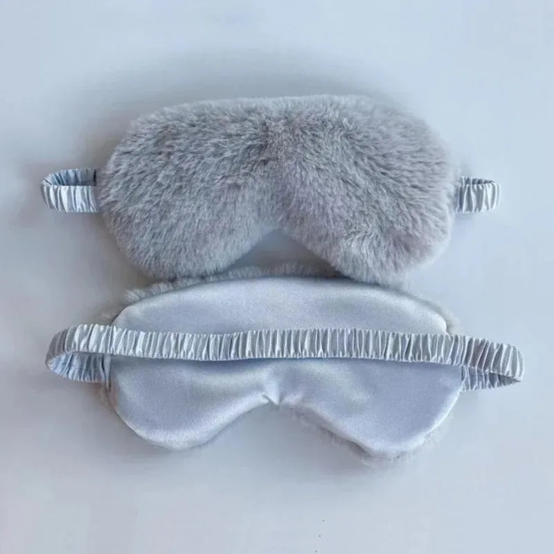 Sleeping Mask Sleeping Blindfold Soft Plush Eye Masks