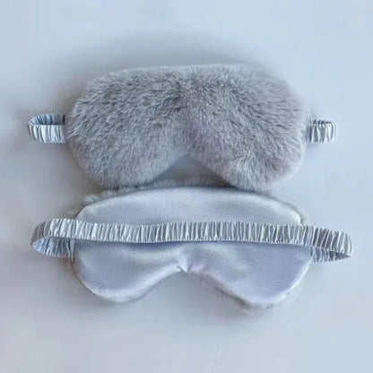 Sleeping Mask Sleeping Blindfold Soft Plush Eye Masks
