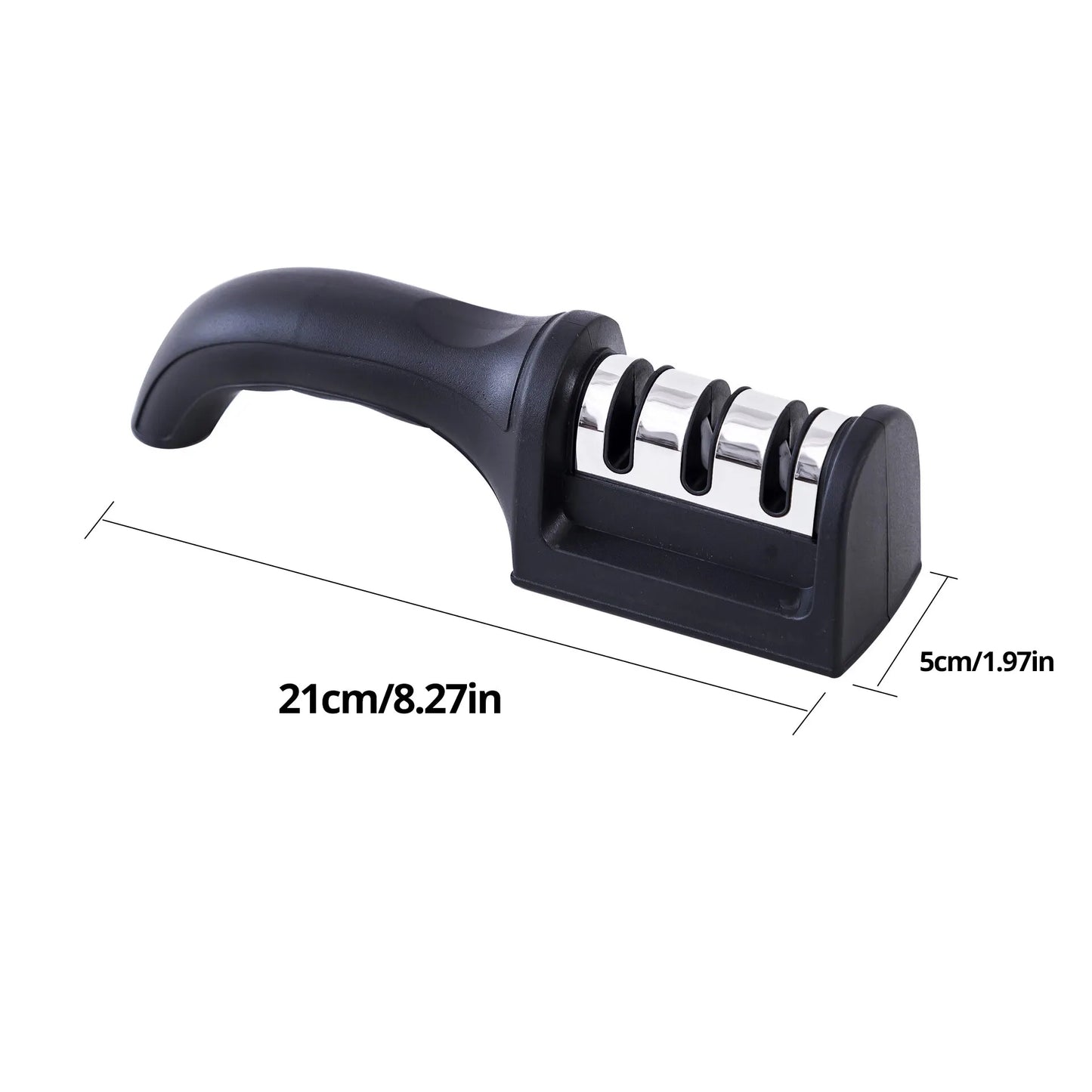 Knife Sharpener  Multi Functional Hand Held Three Purpose