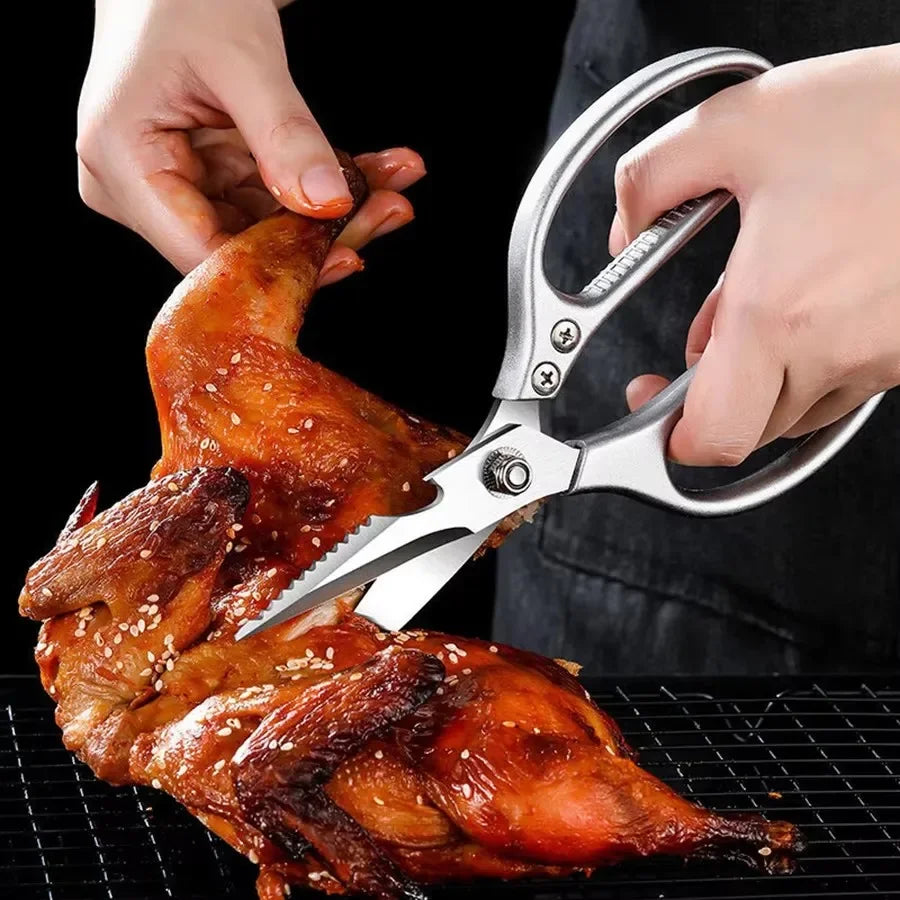 Multifunctional Kitchen Scissors Stainless Steel