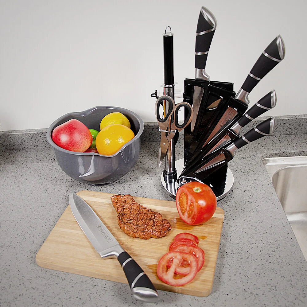 Stainless Steel Kitchen Knife Set Sharp Non-Stick Chef Knives