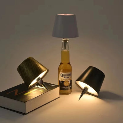 Wine Bottle LED Wireless Table Lamp USB Rechargeable