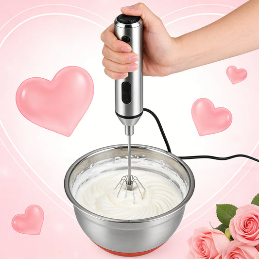 1-Second Mini Whisker, Handheld Home Bakers & Coffee Lovers