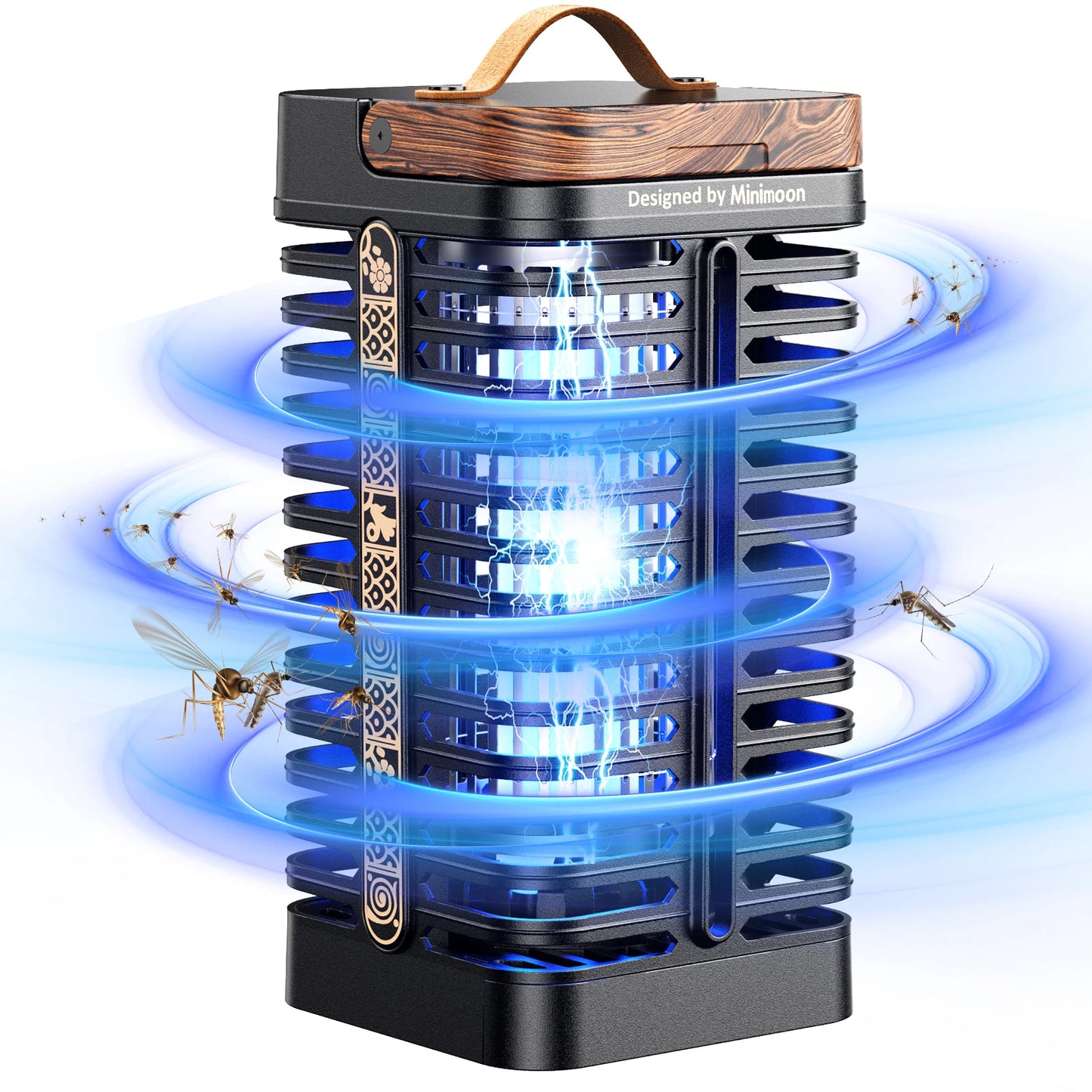 Bug Zapper Outdoor Mosquito Zapper with Dual LED Light