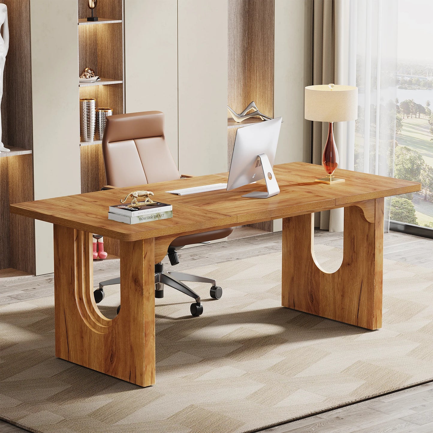 Executive Desk, Large Office Computer Desk, Conference Table