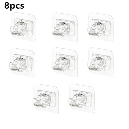 Self Adhesive Hooks Curtain Rod Clip Hook