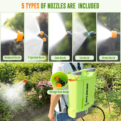 4.2 Gallon Weed Yard Sprayer,100 PSI Garden Sprayer