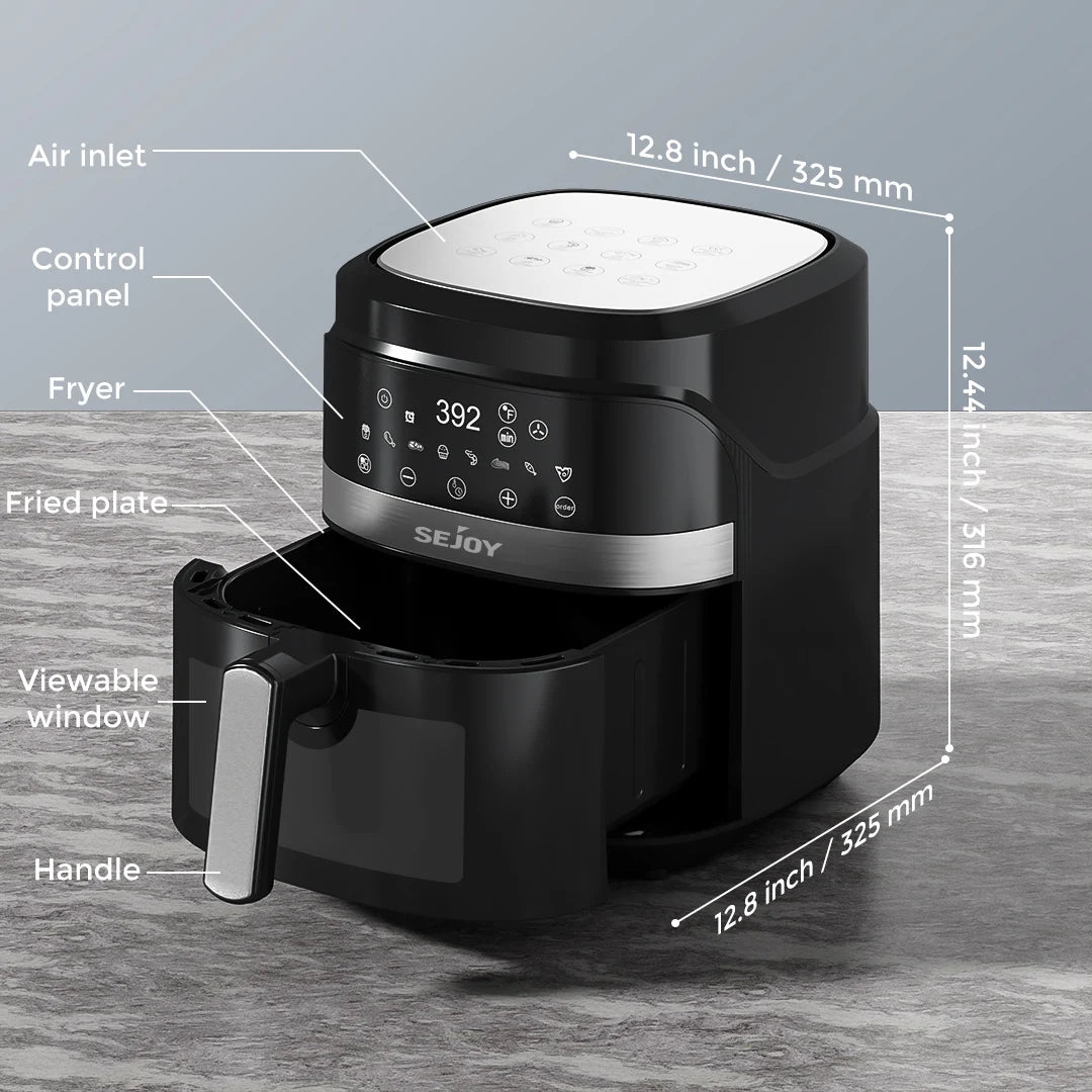 Air Fryer 1,6 Quart Electric Hot Fryer Oven Bake
