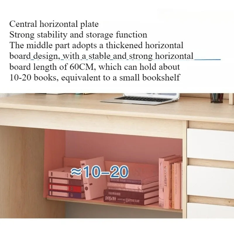 Computer Desk Bookcase  Study desk and chair