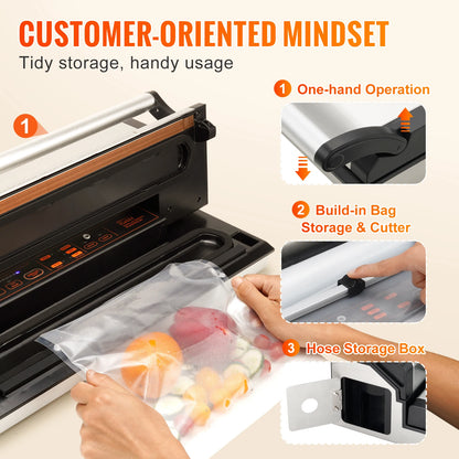 Commercial Vacuum Sealer Machine Multifunction Automatic Packaging
