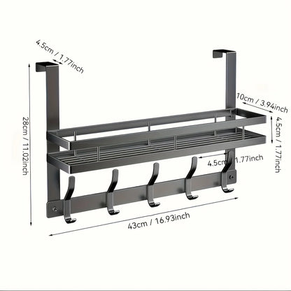 Metal Storage Rack For Kitchen Bathroom Bedroom