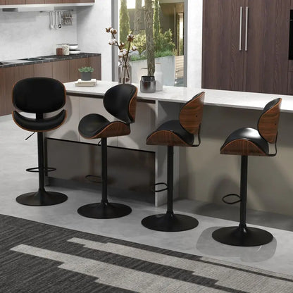 Bar Stools Set of 4 for Kitchen Counter, Bar Height