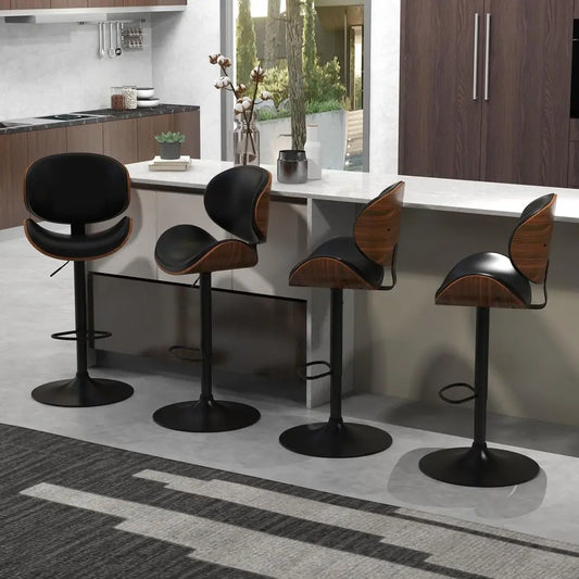 Bar Stools Set of 4 for Kitchen Counter, Bar Height