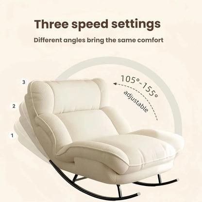 Sofa Rocking Chair Metal Frame with Adjustable Backrest