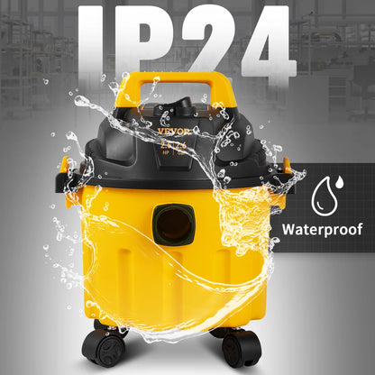 Wet Dry Vac 2.6 Gallon 2.5 Peak HP 3 in 1 Portable