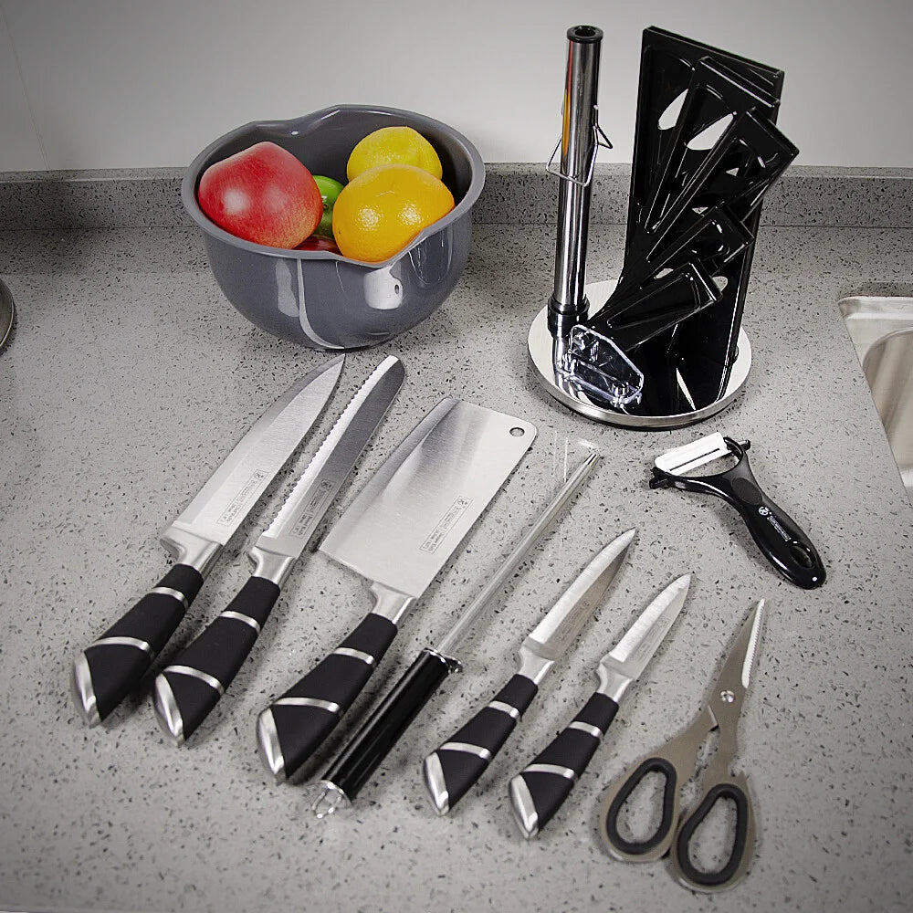 Stainless Steel Kitchen Knife Set Sharp Non-Stick Chef Knives