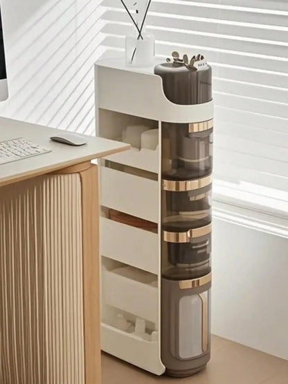 Large Capacity Storage Cabinet  Narrow Corner Pull Out
