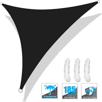 Triangle Sun Shade or Outdoor Patio, Garden Awning
