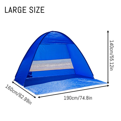 Pop-up Beach Tent, With Bag - Compact Folding Design