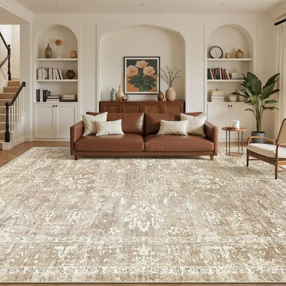 8x10 Area Rugs for Living Room, Machine Washable Vintage