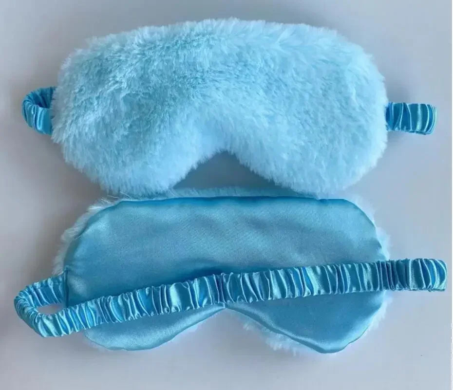 Sleeping Mask Sleeping Blindfold Soft Plush Eye Masks