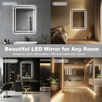20x28 inch LED Bathroom, Vanity Mirror with Lights