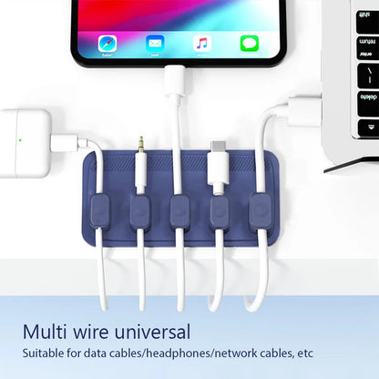 Multipurpose Magnetic Organizer Desktop Cable Clip