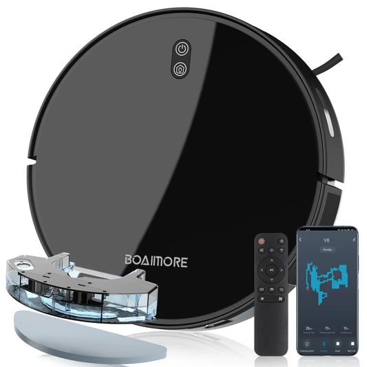 Robot Vacuum Cleaner Combo and Mop 6000PA Strong Suction