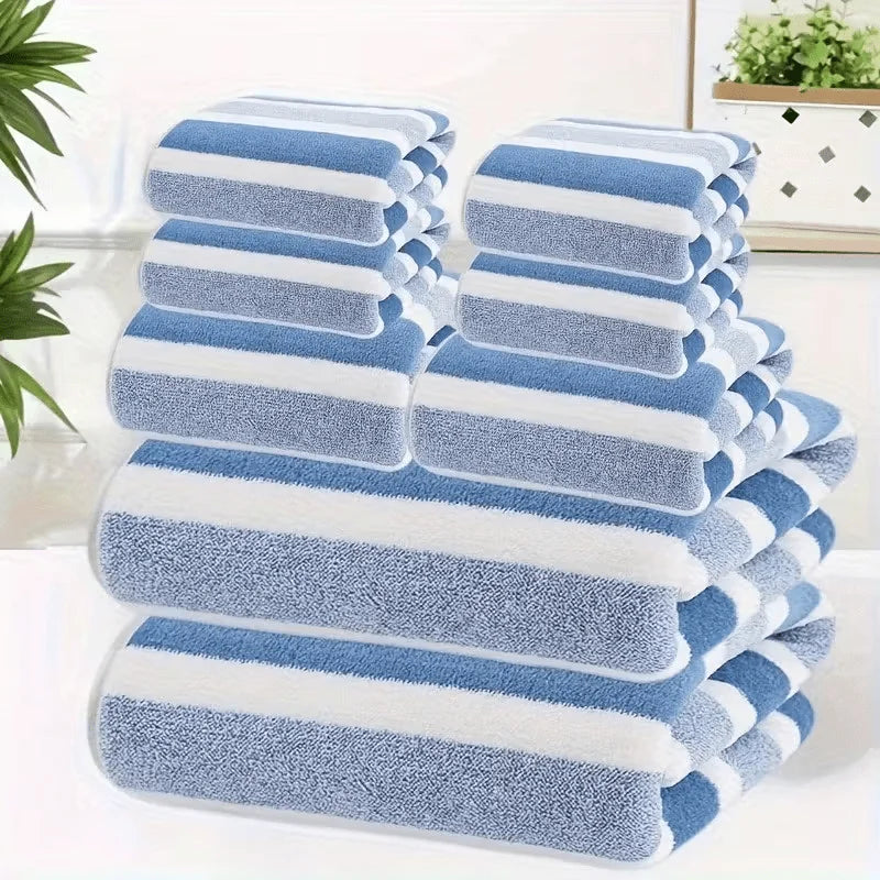 Luxury Coral Fleece Towel Set - 5-Star Hotel Standard