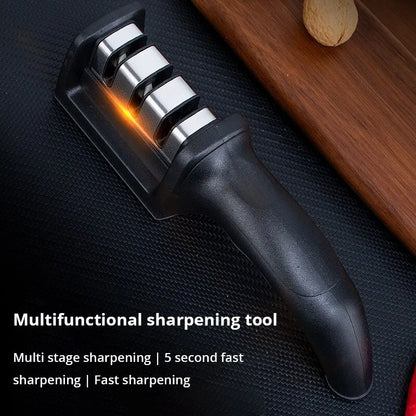 Knife Sharpener  Multi Functional Hand Held Three Purpose