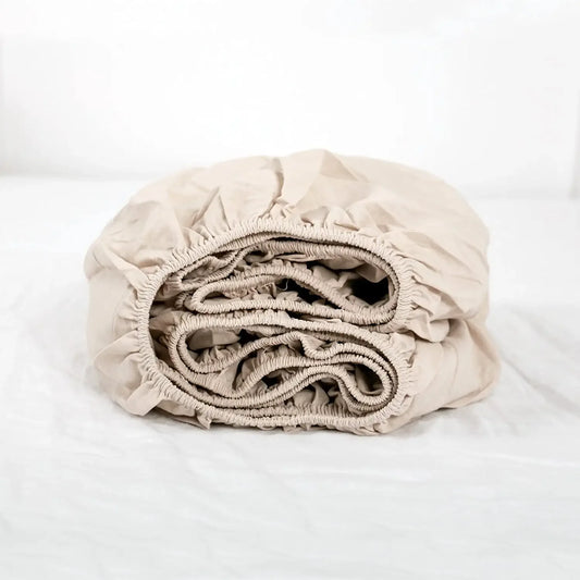 Linen Fitted Sheet (1 Piece) - 14 Inch Deep Pocket